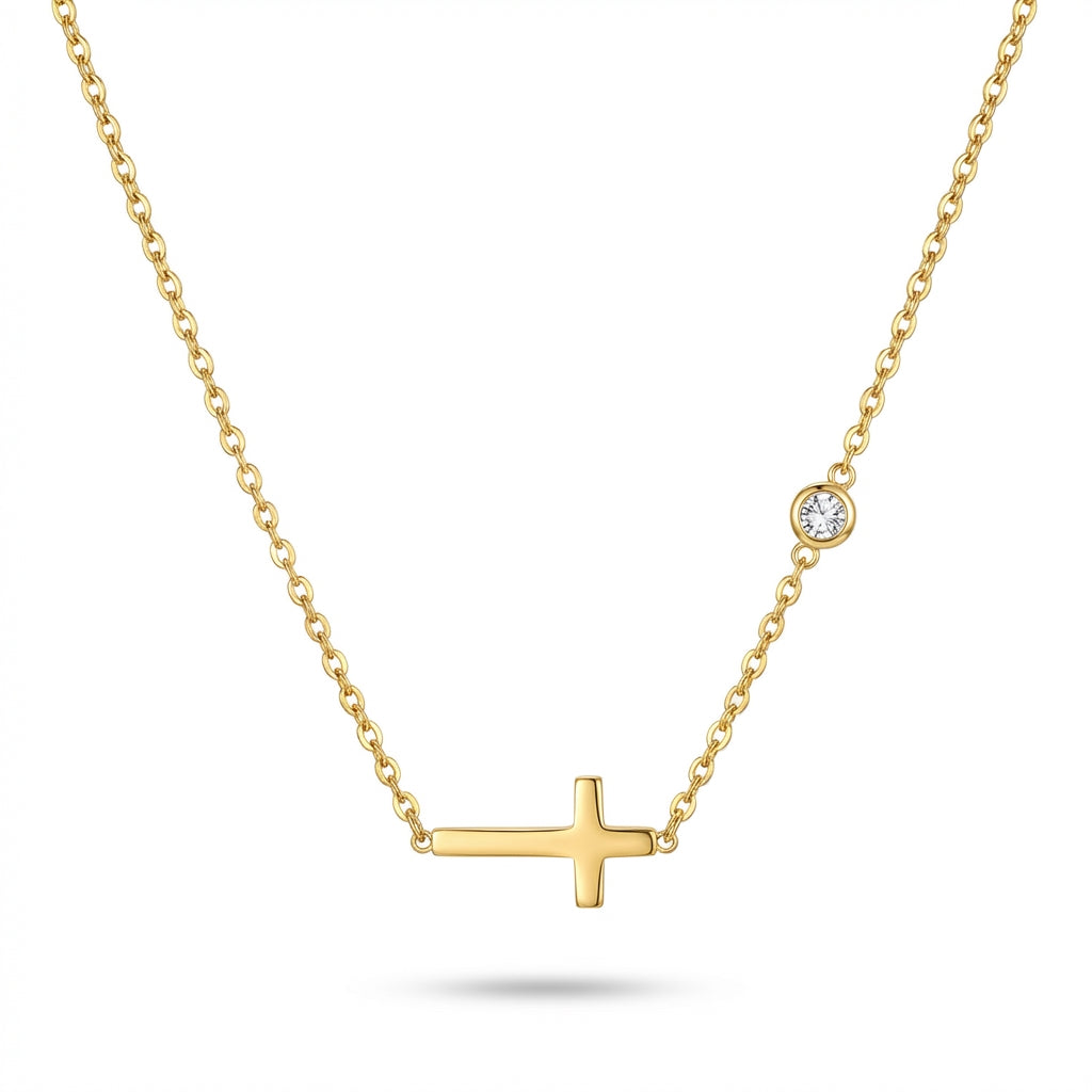 Naszyjnik Croce d'Oro