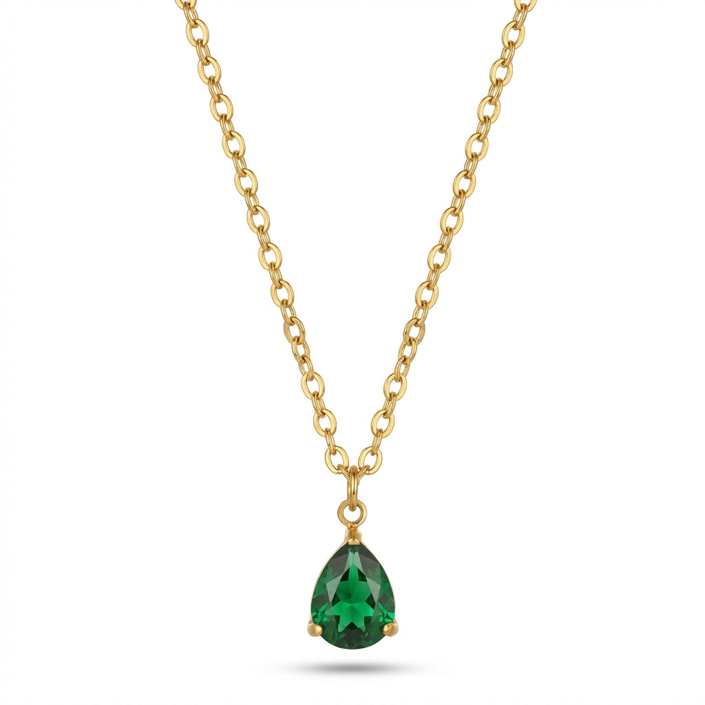 Naszyjnik Goccia Smeraldo